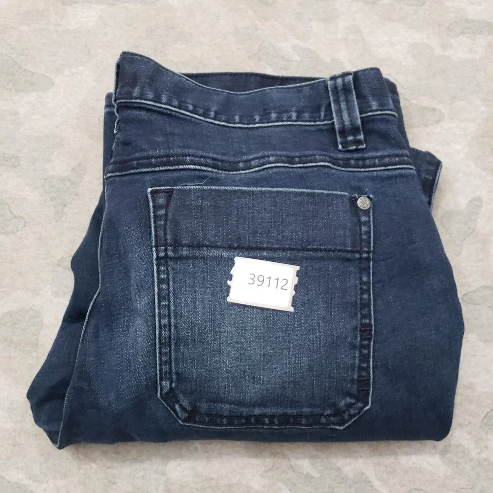 Prana Jeans Womens 8/29 Blue Pockets Denim‎ Dark Wash Straight